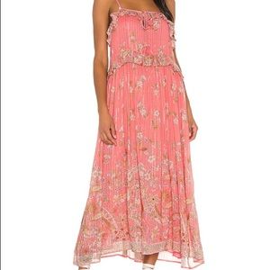 Hendrix Strappy Maxi Dress in Dusty Pink
